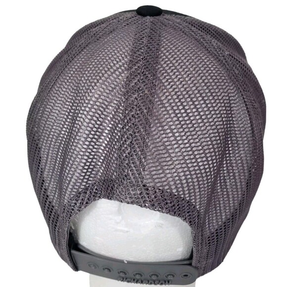 Trucker Hat Cap Mesh Snapback Valley Truck & Tractor Co Black Logo Ag Fishing - Picture 5 of 14